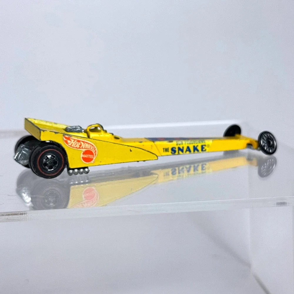 Vintage 1971 Hot Wheels Redline Don Prudhomme The Snake Rear Engine Dragster